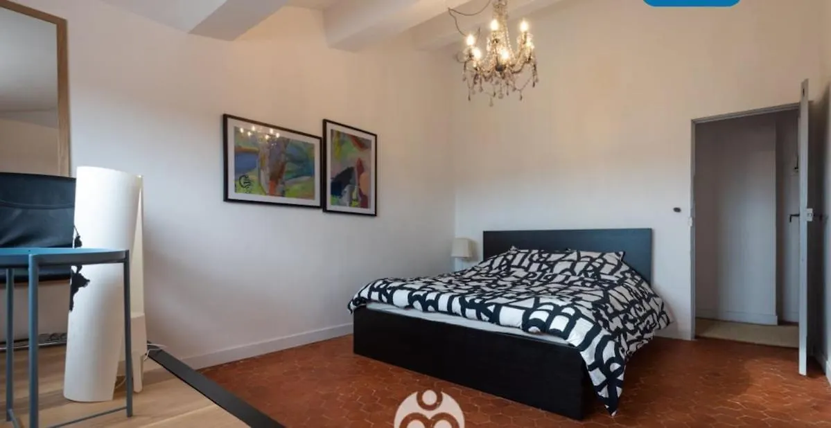 Aix-En-Provence, Centre Ville Quartier Mazarin, Magnifique Loft Lägenhet